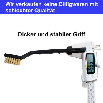 kleine messing-drahtbuerste