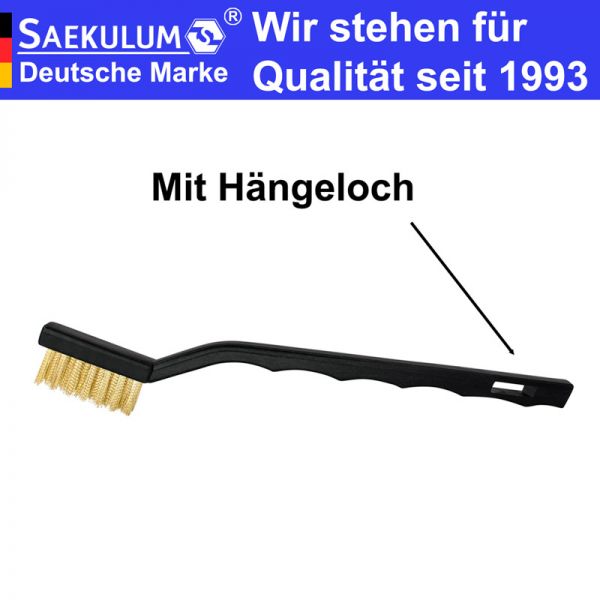 kleine messing-drahtbuerste