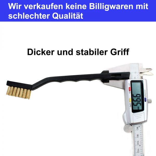 kleine messing-drahtbuerste
